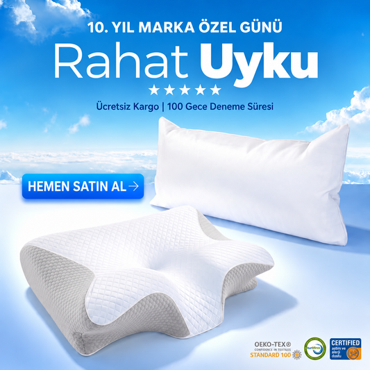 Uyku Pozisyonunuzu Düzelterek Horlamayı Susturan Yastık
