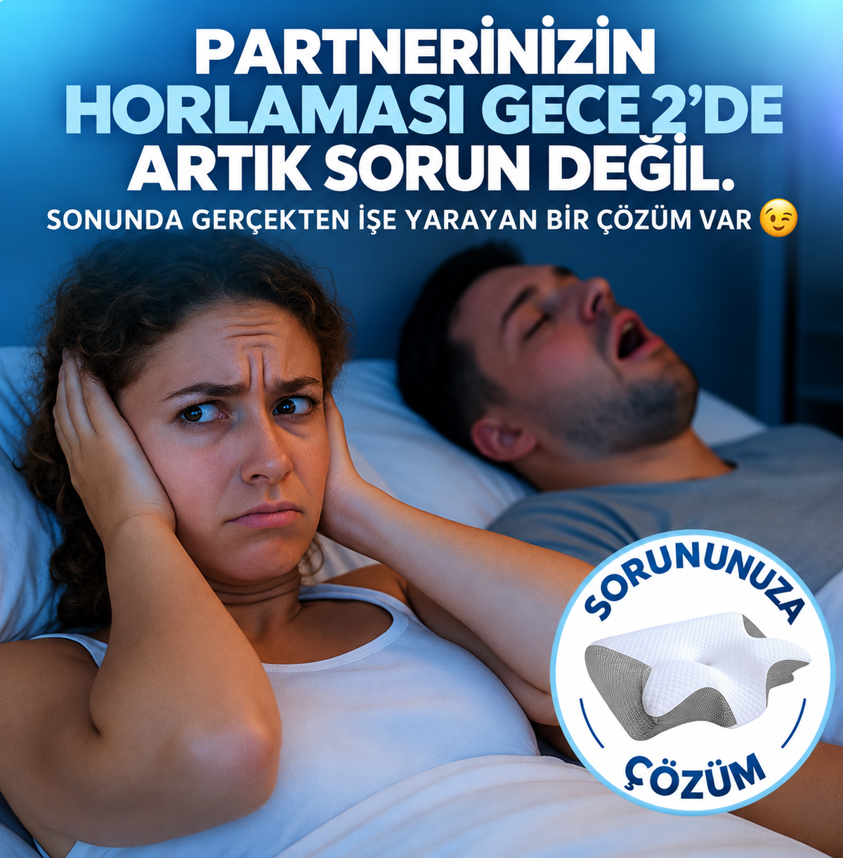 Uyku Pozisyonunuzu Düzelterek Horlamayı Susturan Yastık